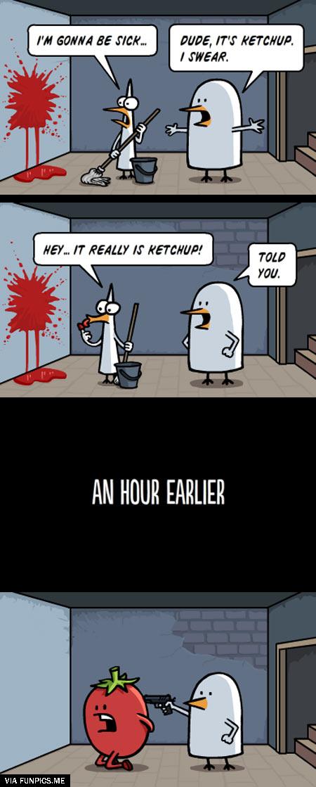It really is ketchup