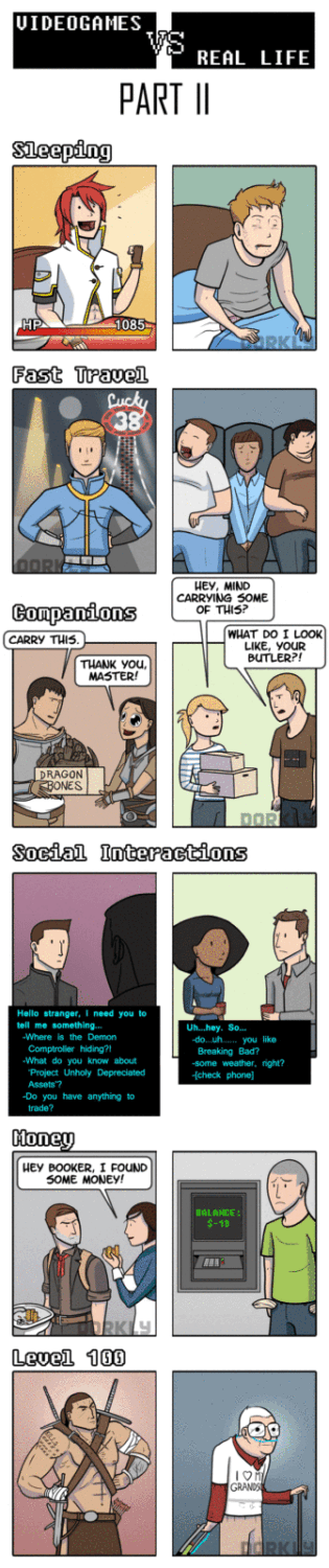 Video Games versus Reality