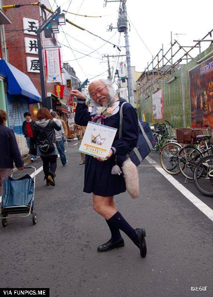 Hideaki Kobayashi, the Famous Japanese Man Who Dresses as a Schoolgirl