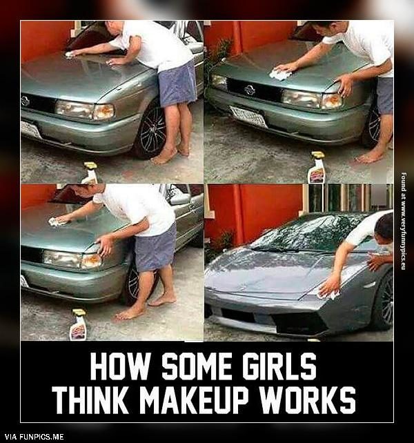 Girls are mistaken about how makeup works