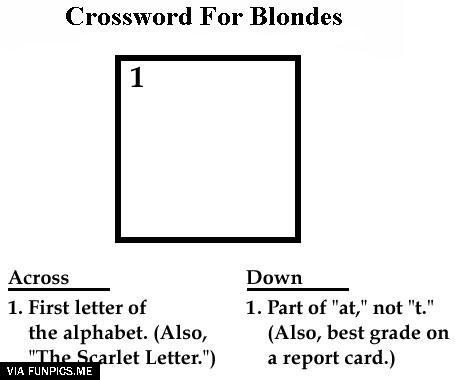 Test to know if you are a real blonde