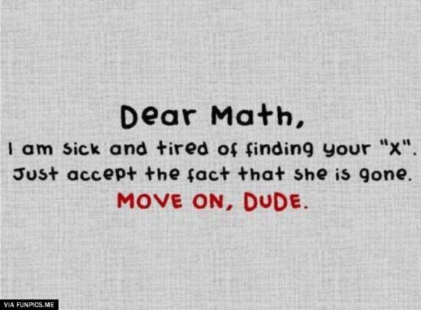 Sick and tired of finding your x