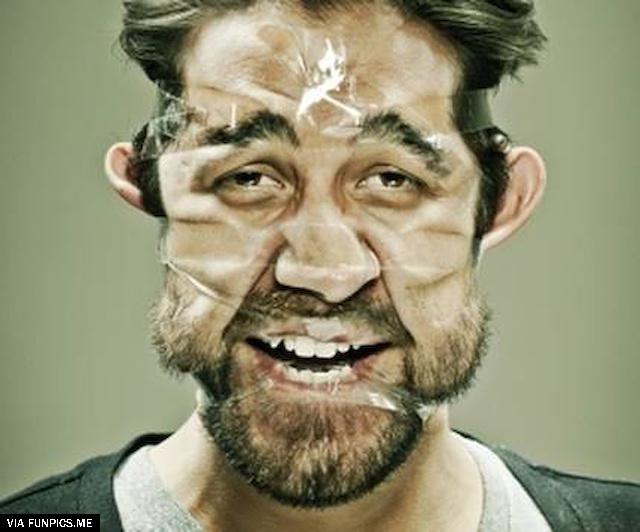 scotch tape selfies  10