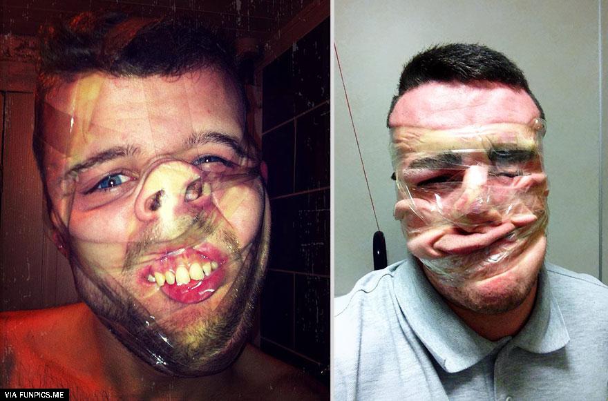 scotch tape selfies  7