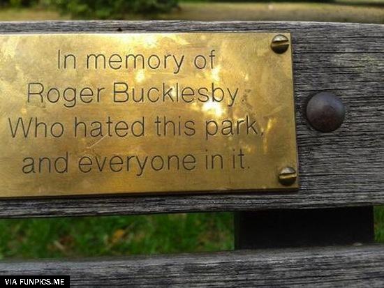 Roger Bucklesby memorial
