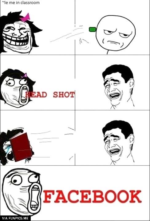 Headshot vs facebook