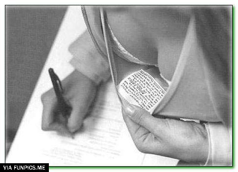 How to cheat in exams with your breasts
