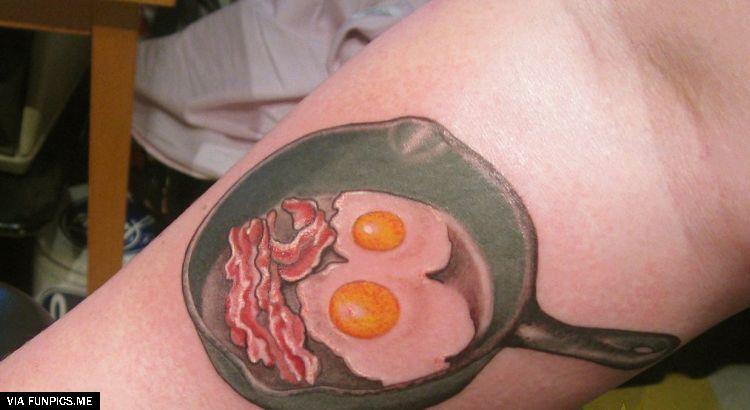 Bacon and Eggs tattoo