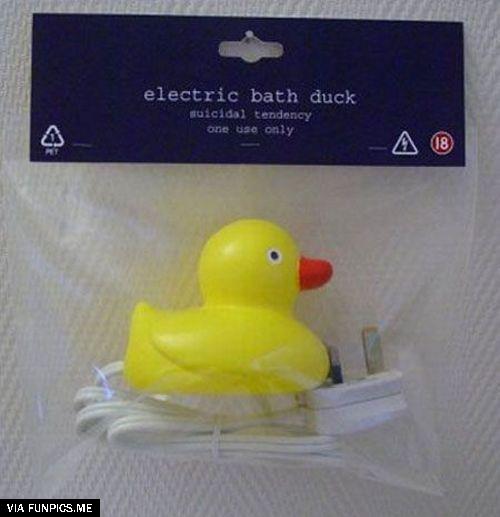 Electric bath duck