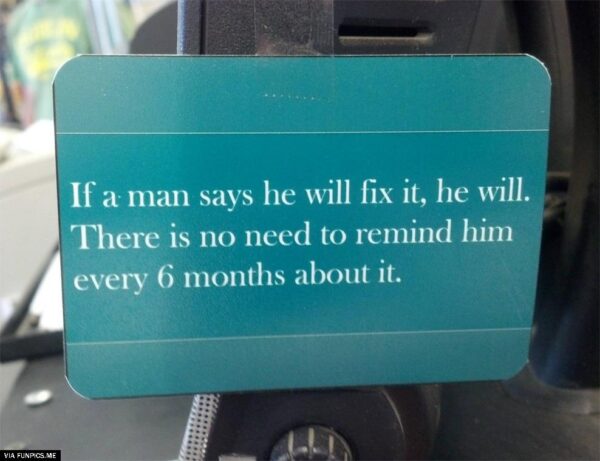 he will fix it