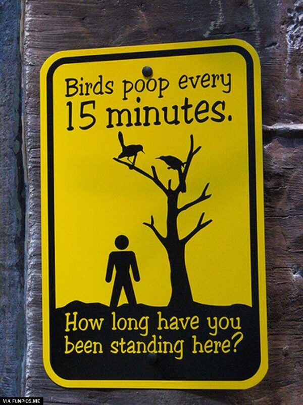 Honest warning sign