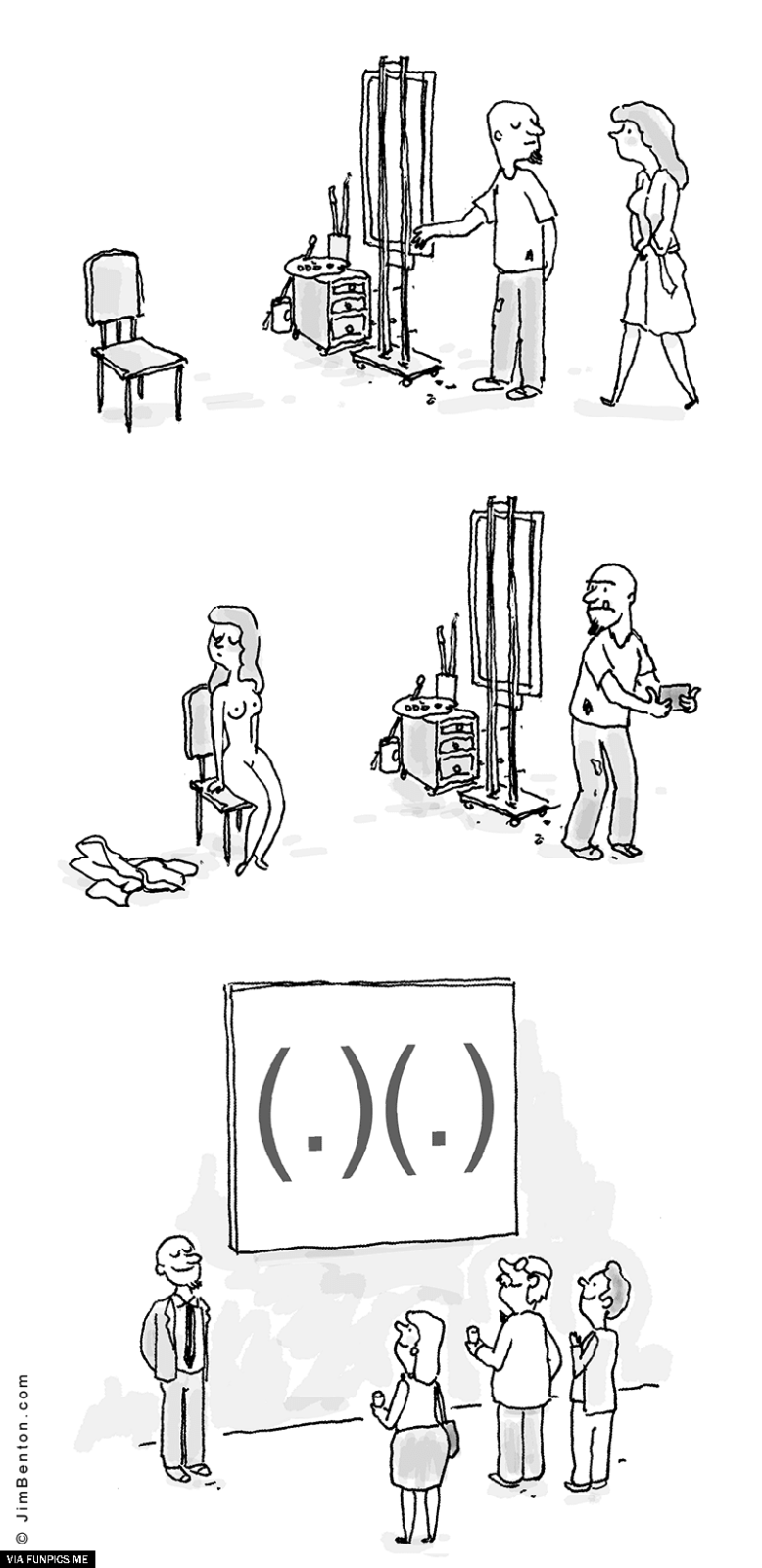 Modern art is too modern