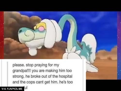 pokemon sun and moon reactions dragon grandpa
