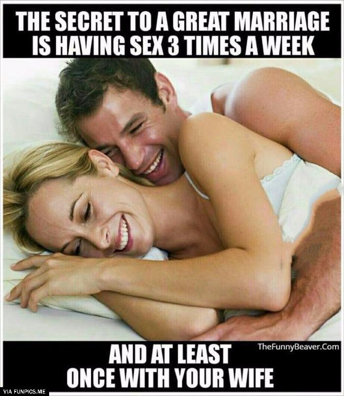 Want to know the secret for a happy marriage