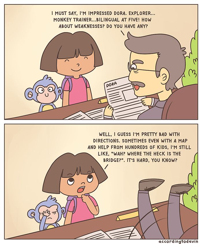 dora-the-explorer-goes-to-a-job-inerview-compressor