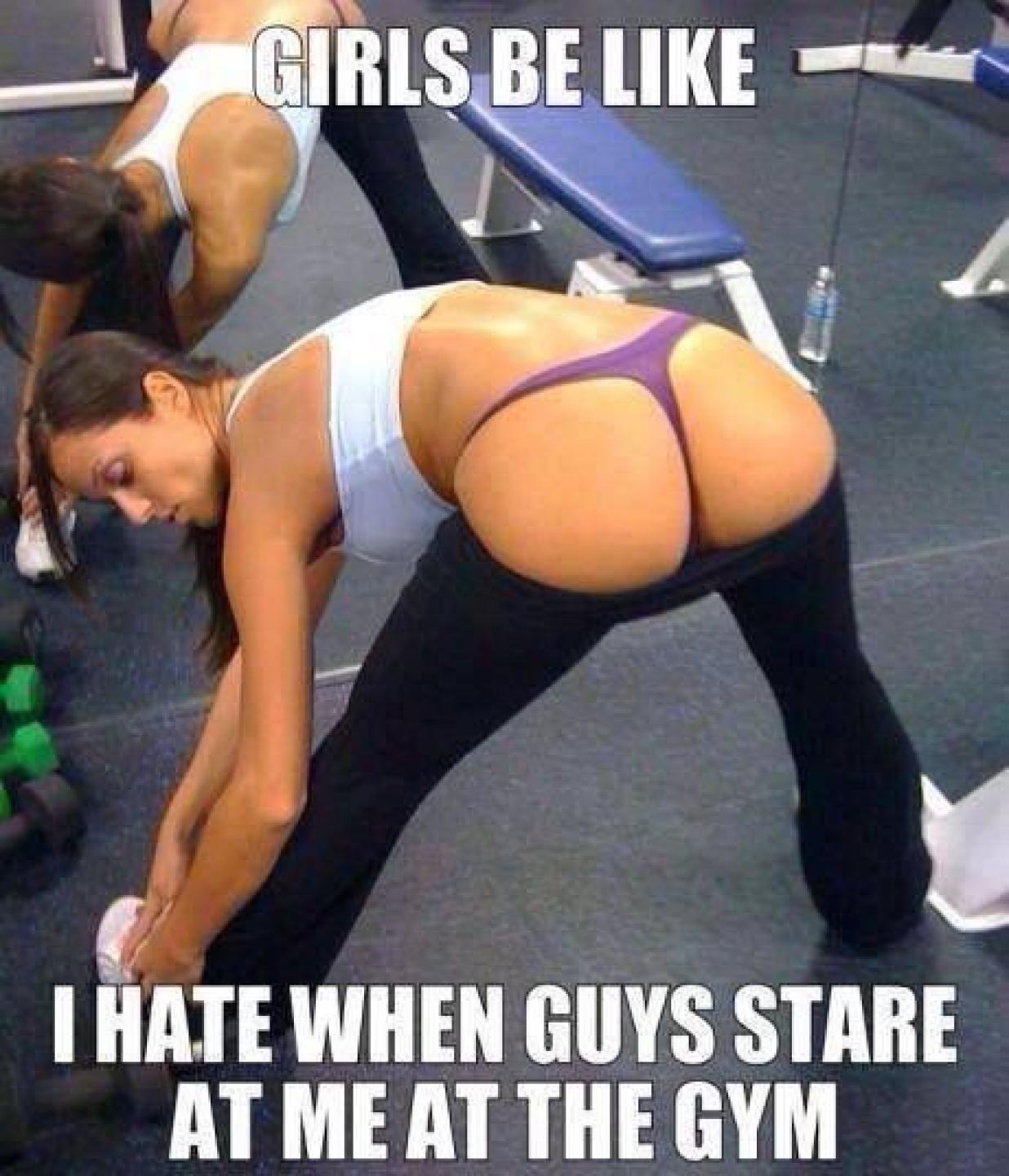 Funny workout memes - Why does everyone stare at me?