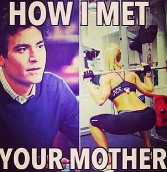 How I met your mother at the gym...