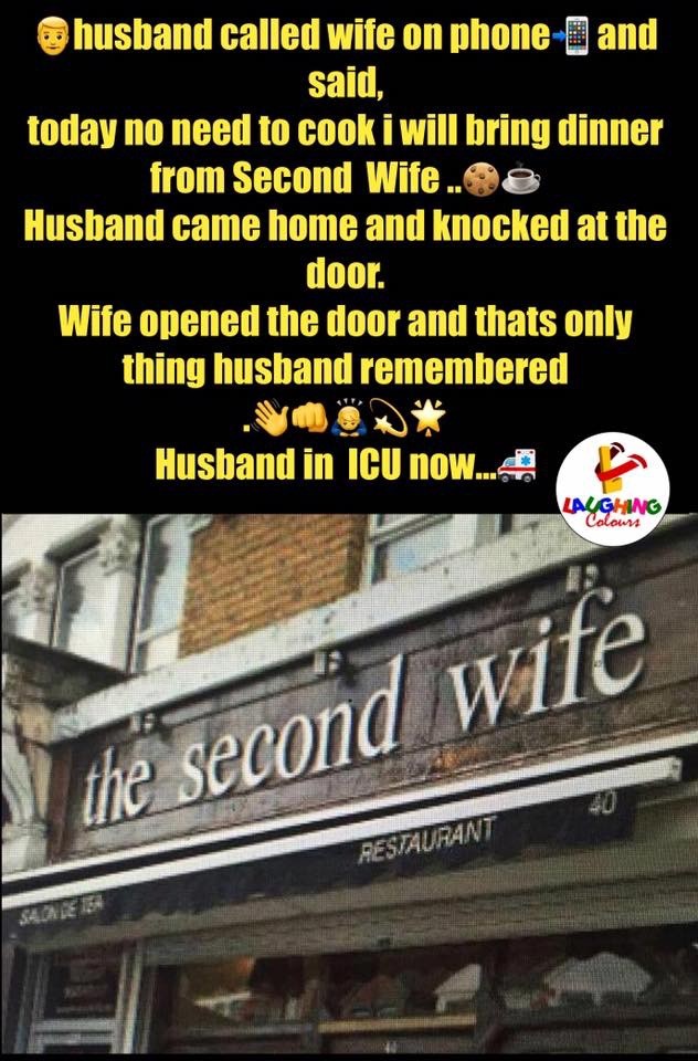 Have you been to the second wife restaurant