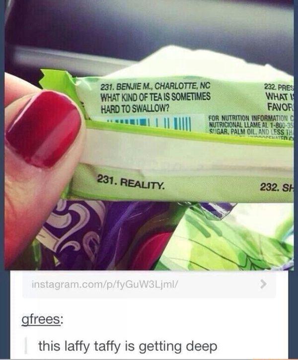 Laffy Taffy riddles have never been so precise
