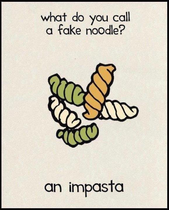 what do you call a fake noodle
