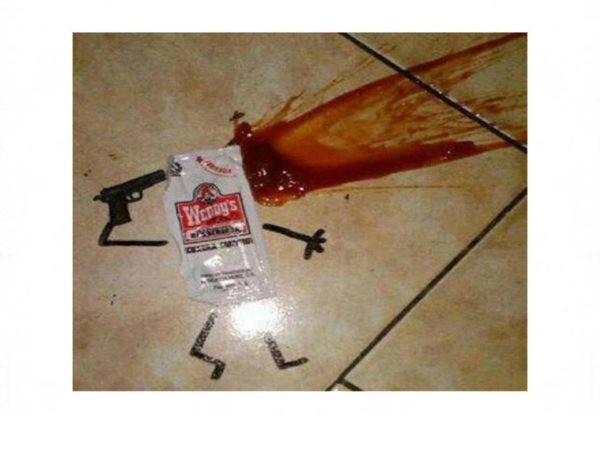 My ketchup suicided and I’m not even kidding
