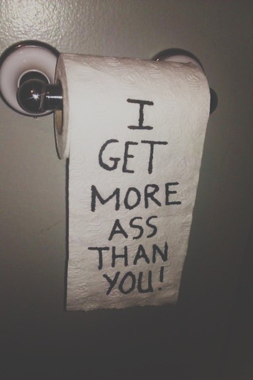 toilet paper mocking me