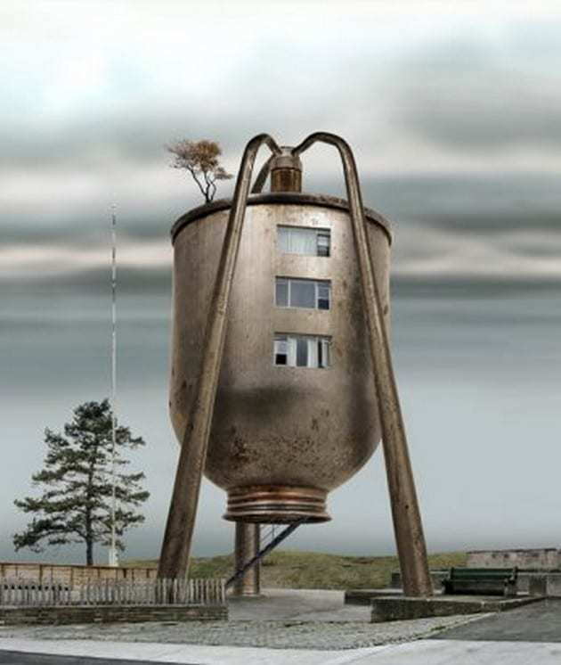Strange Homes - The Water Can or UFO?