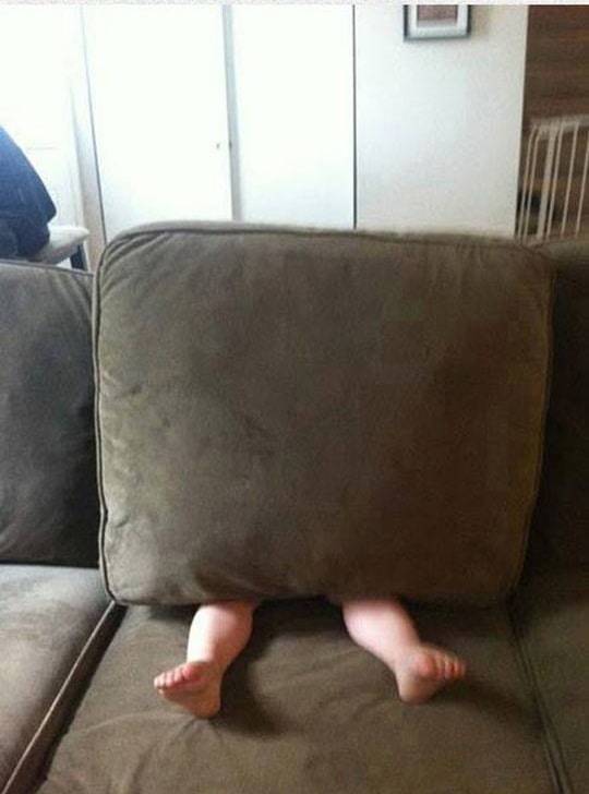 children playing hide and seek so badly