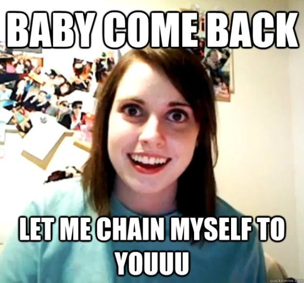 overly attached