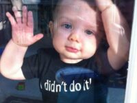 wiping the windows so that you come back