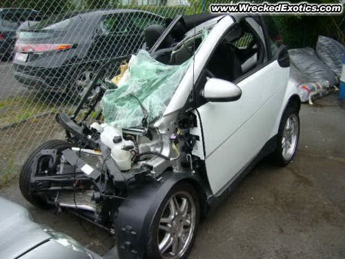 wrecked smart car gone wild