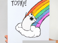 I pooped today funny greeting card