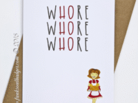 Ho Ho Ho funny greeting card