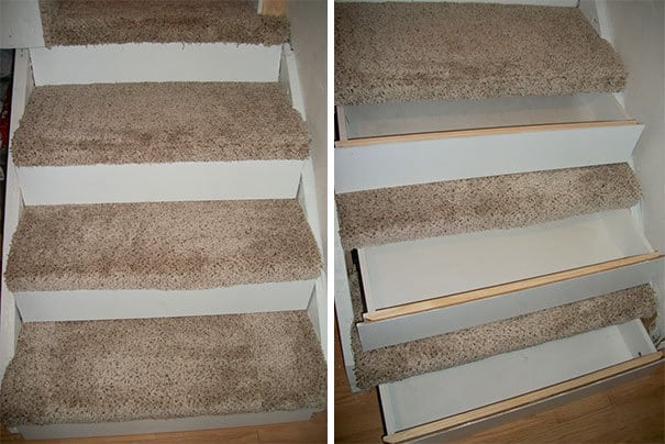 Basement Steps Secret Storage
