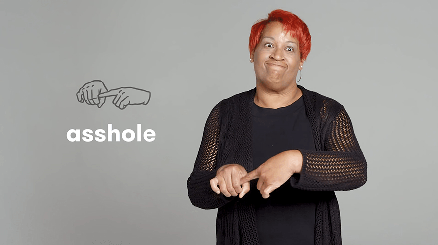 Deaf people show us how to say swear words in sign language