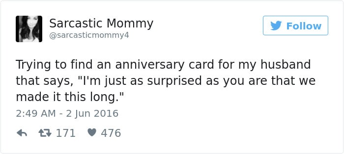 My kind of anniversary card.