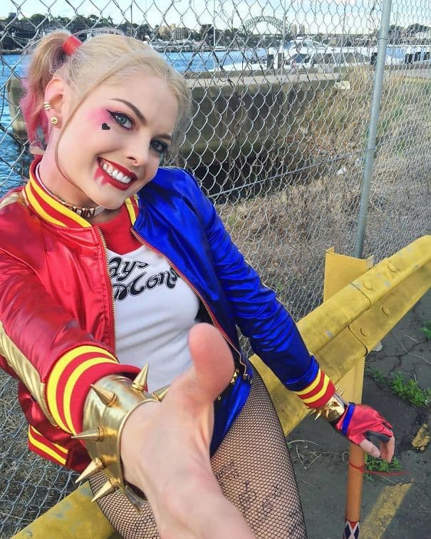 The Harley Quinn Cosplay from Suicide Squad