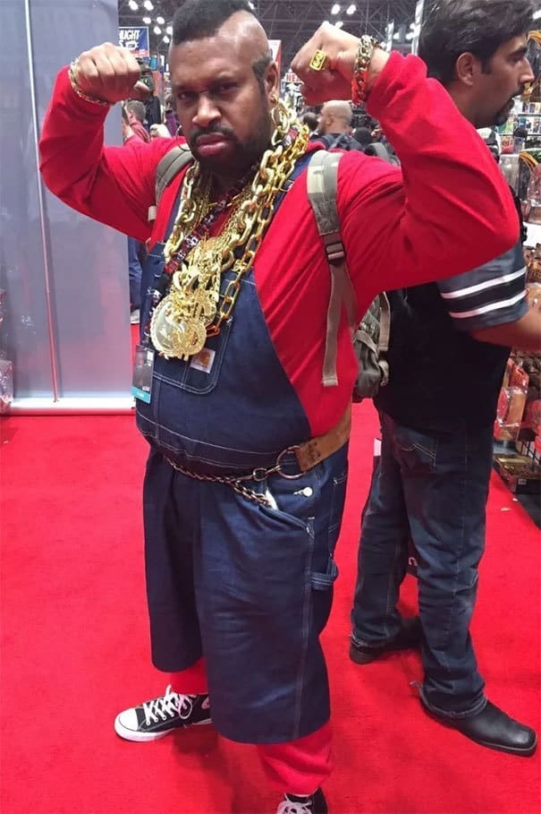 Spot on Mister T Cosplay