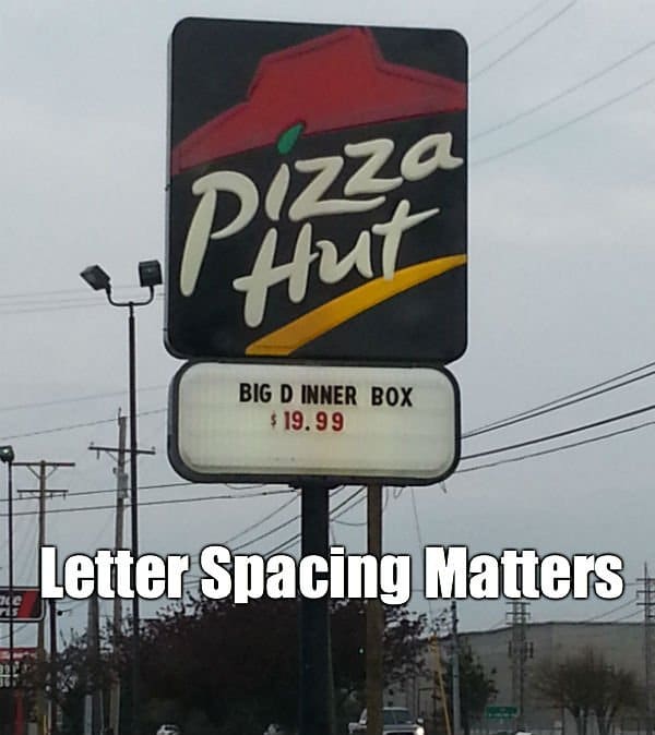 Letter Spacing Matters