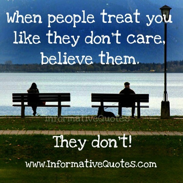 you dont care quotes