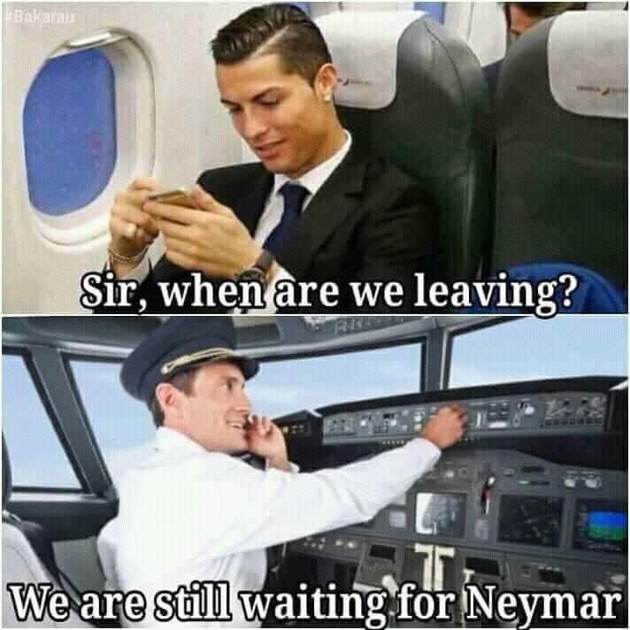 We are waiting for Neymar