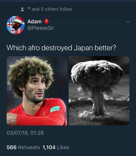 Which afro destroyed Japan better