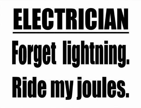 Dirty electrician jokes