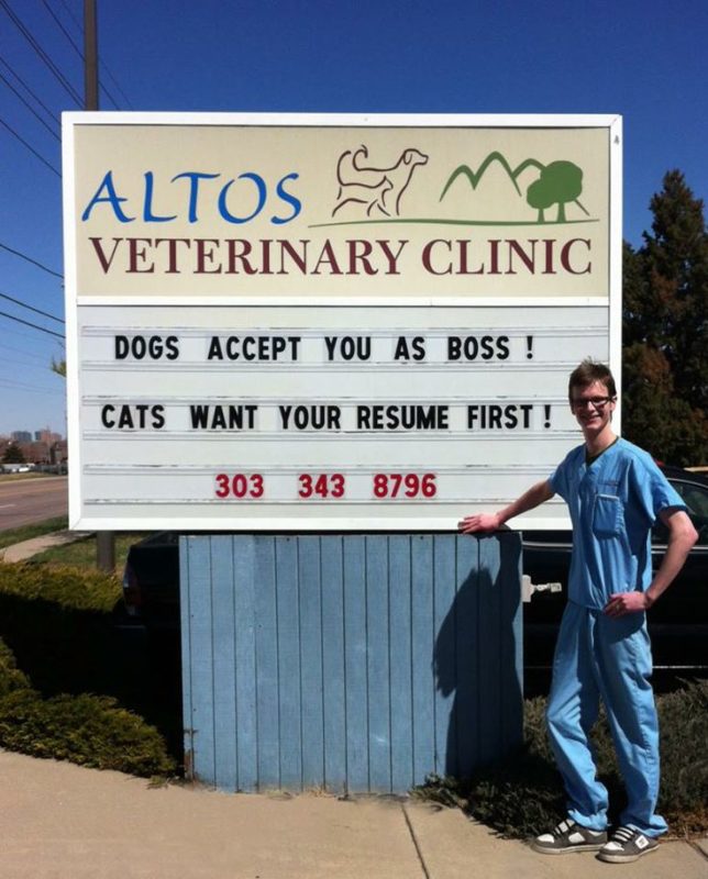 30+ funny vet clinic names and signs which are ridiculously amusing!