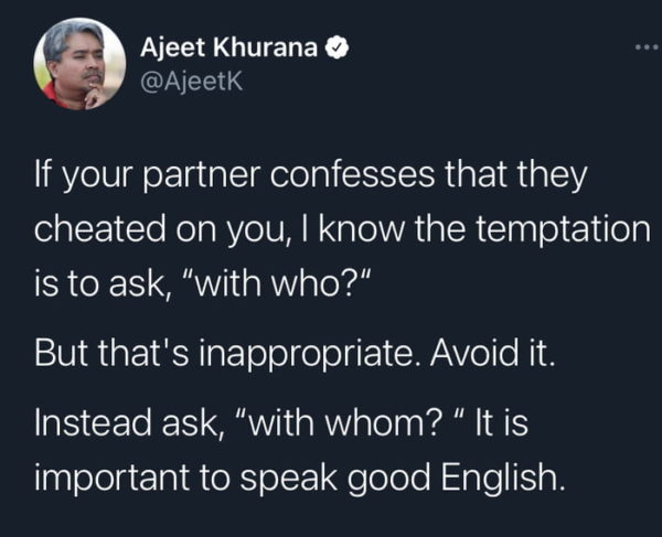 Speaking Good English is more important