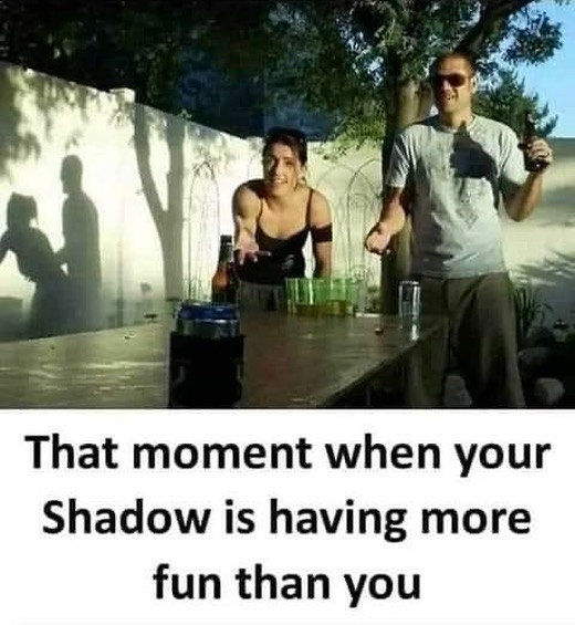 The shadow is having more fun than you