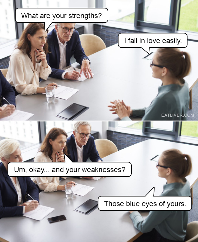 Strengths and Weaknesses in Interview
